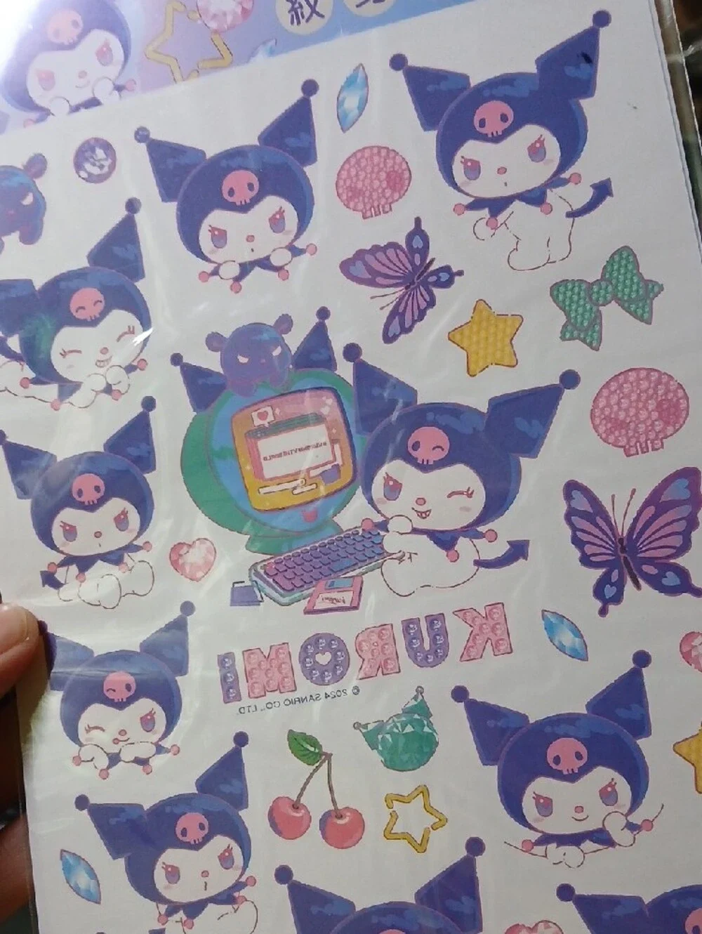 Sanrio Kuromi   TATTOO Sheet